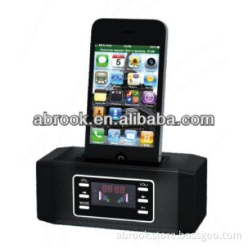 Mini phone docking station speaker for iPhone/iPod/iTouch